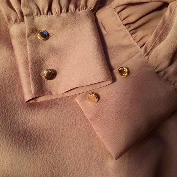 SOLD Vince Camuto Choker Top Satin Mock Neck, S - Picture 6 of 8